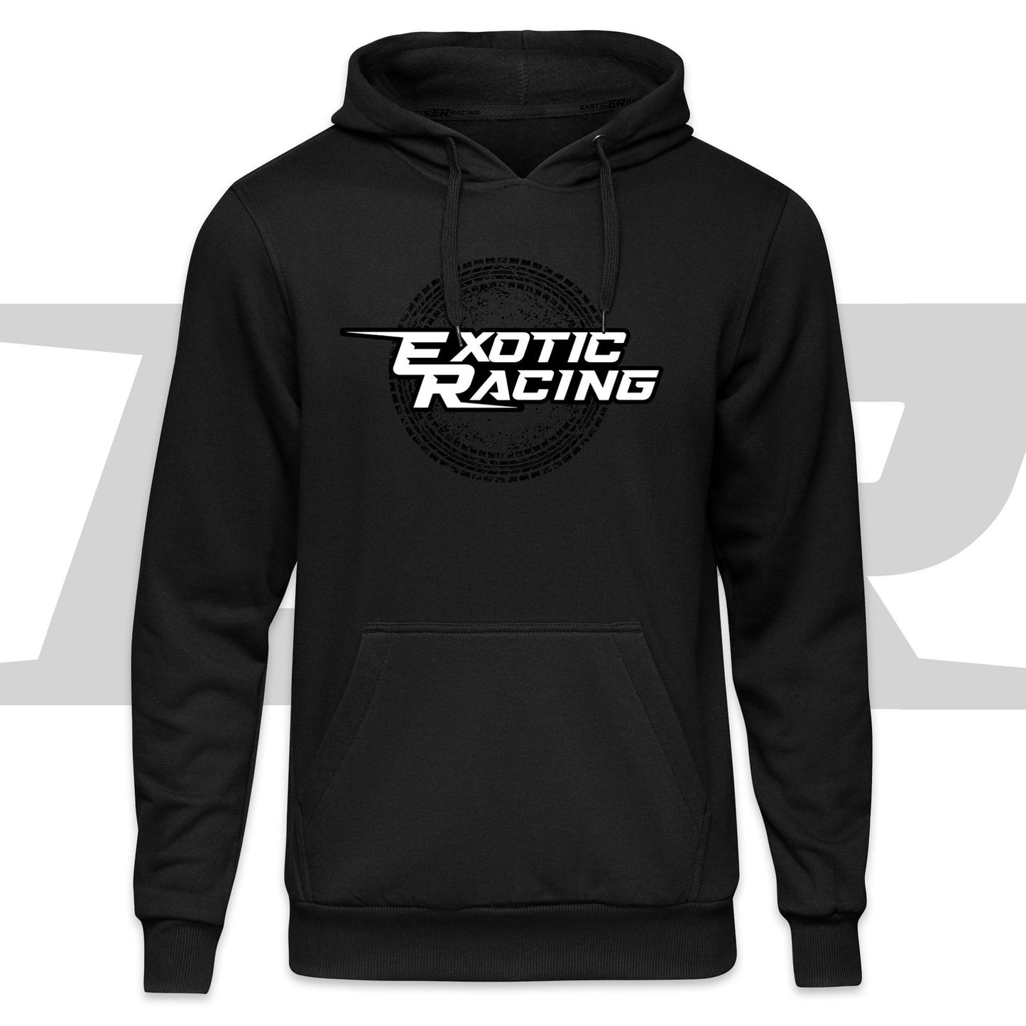 Black Hoodie with White Exotic Logo (600 ENTRIES)