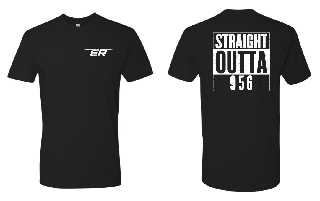 Black T-Shirt with Exotic Logo Straight Outta 956 (400 ENTRIES)